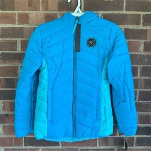 NWT RM 1958 Girls Heat Insulated Reversible Jacket Water repellent sz 14